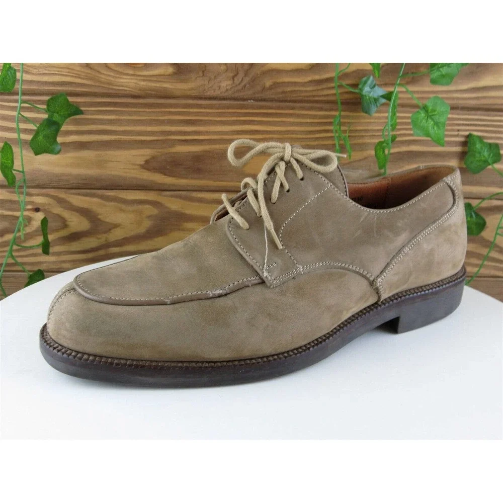 Johnston & Murphy Sz 9 Derby Oxfords Brown Leather Men Lace‎ Up Passport Medium